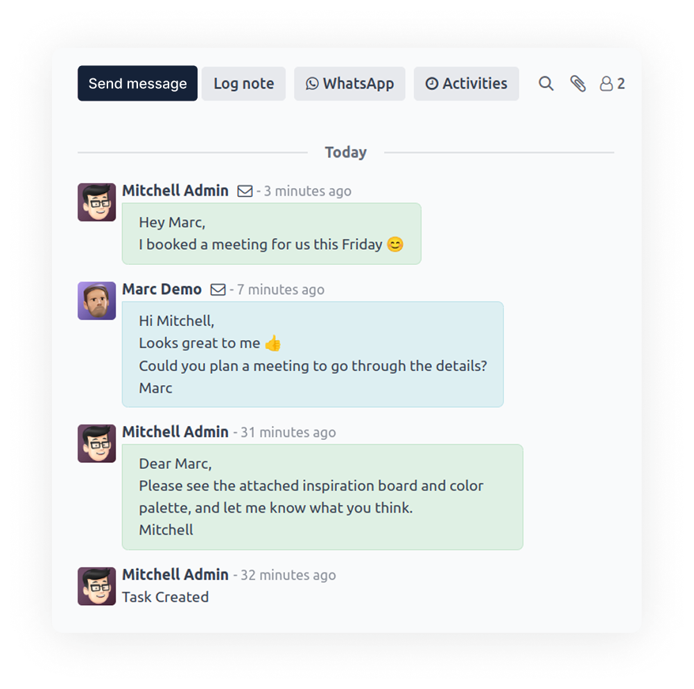 Make your clients feel in control